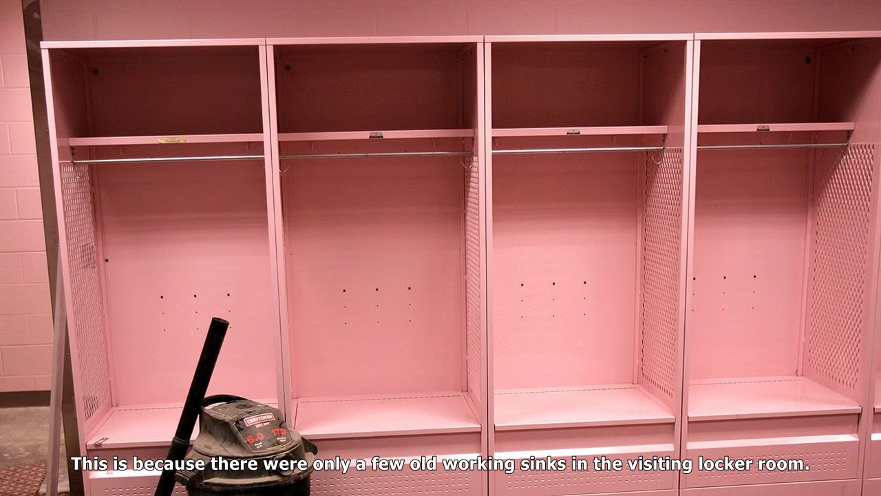 Visiting locker rooms in college football aren't nice for a reason