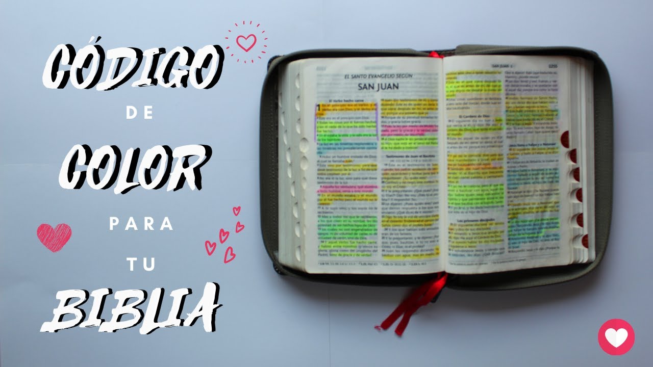 Código de color para tu Biblia | Simbología de color para tu Biblia | Faby Vega