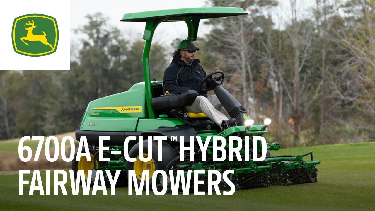 6700A E-Cut&trade; Hybrid Fairway Mower | John Deere Golf