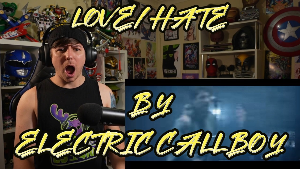 SO MUCH DARKER!!!!!!! Blind reaction to Electric Callboy - Love/Hate
