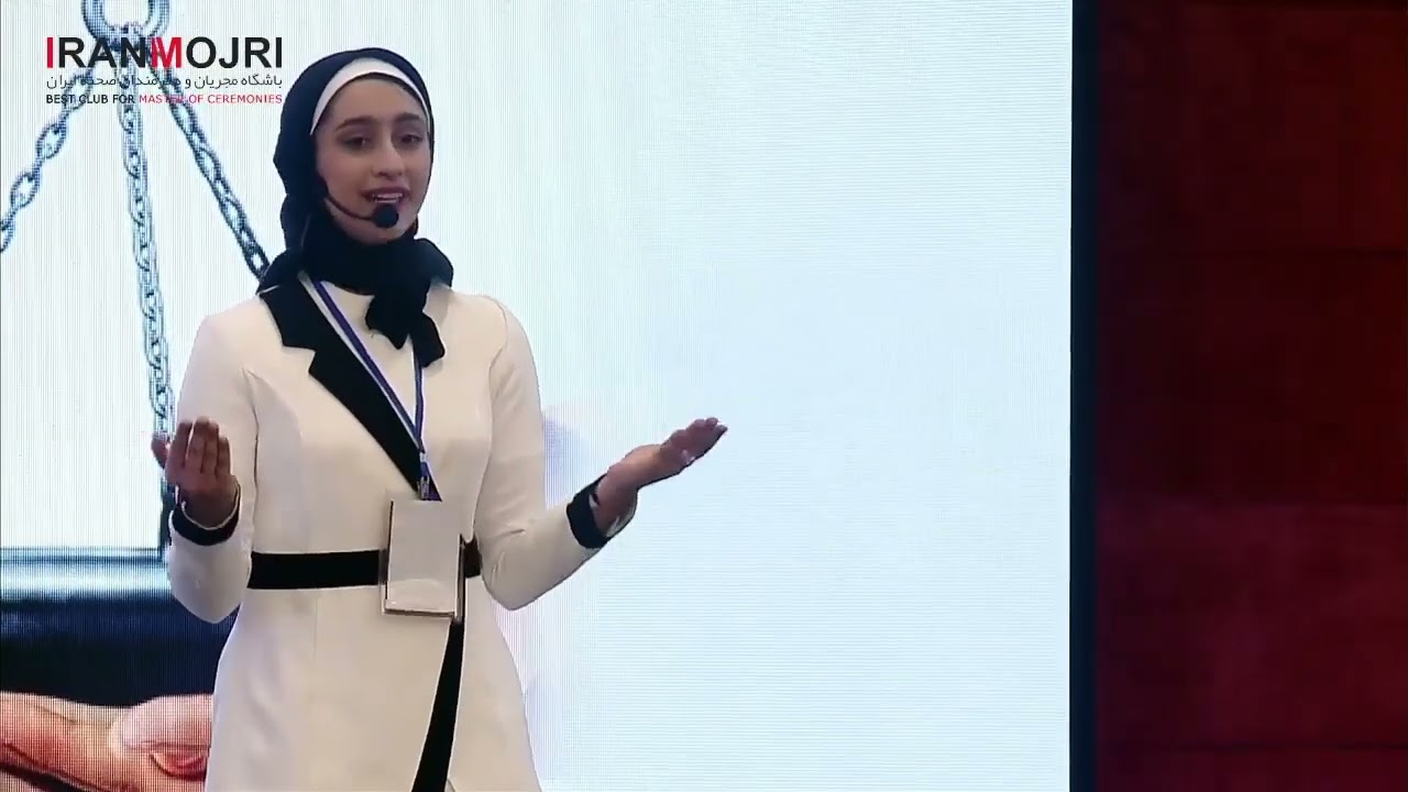 the performance of sarina bizhani in the international festival sadi in hotel parasisn azadi tehran