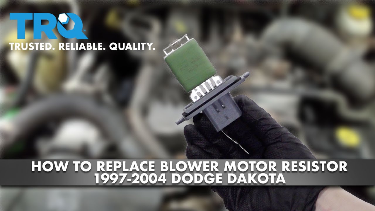 Как заменить резистор электродвигателя вентилятора Dodge Dakota 1997-2004