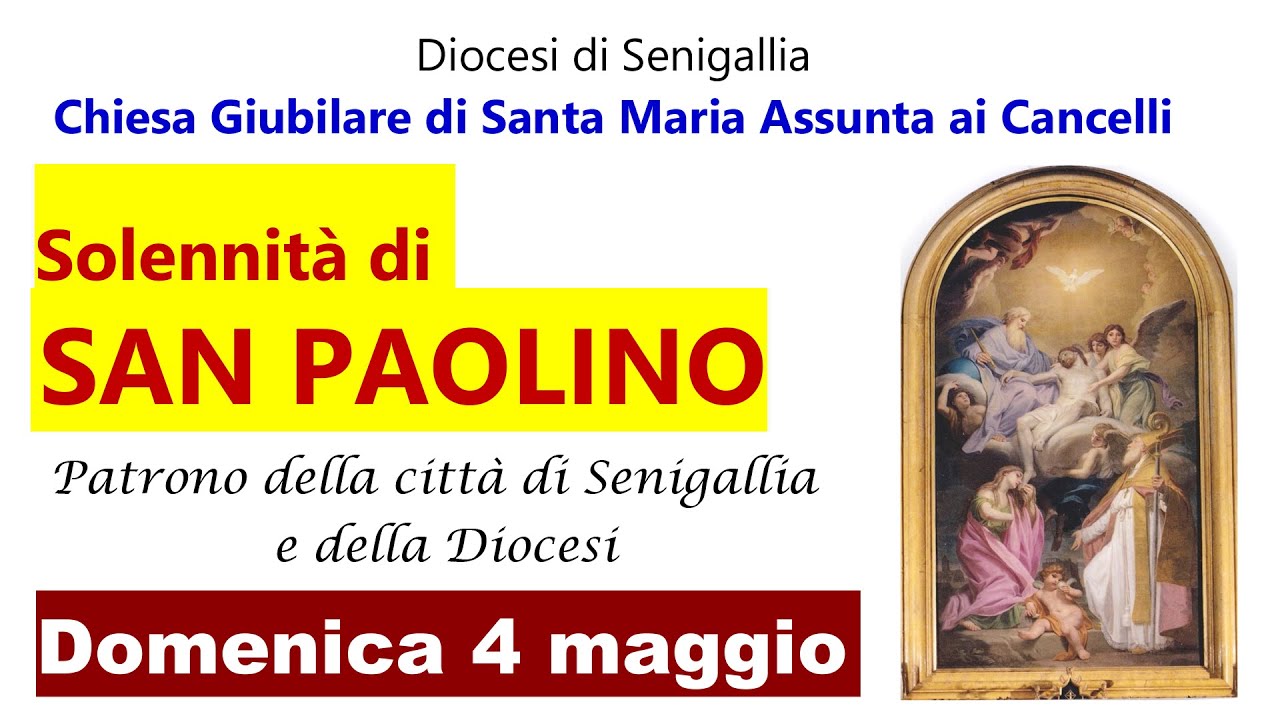 Solennità di San Paolino 2025