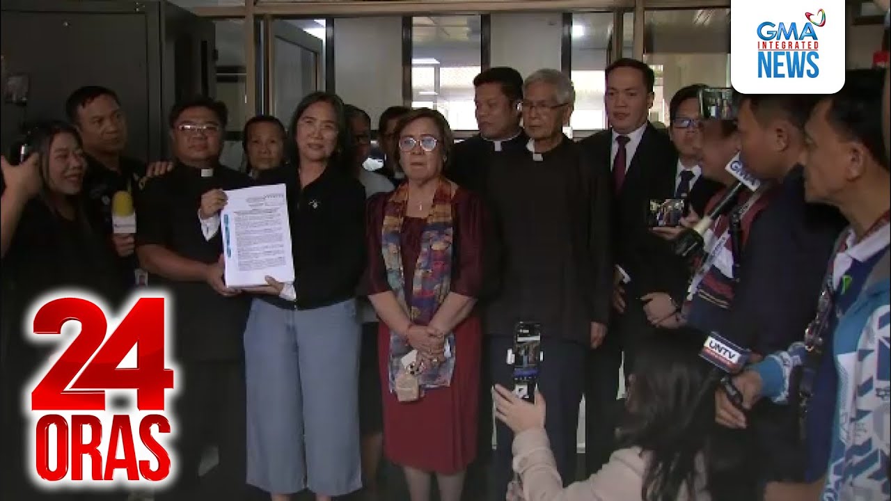 Ikatlong reklamo laban kay VP Duterte, inihain ng mga pari, madre at grupo ng mga abogado | 24 Oras