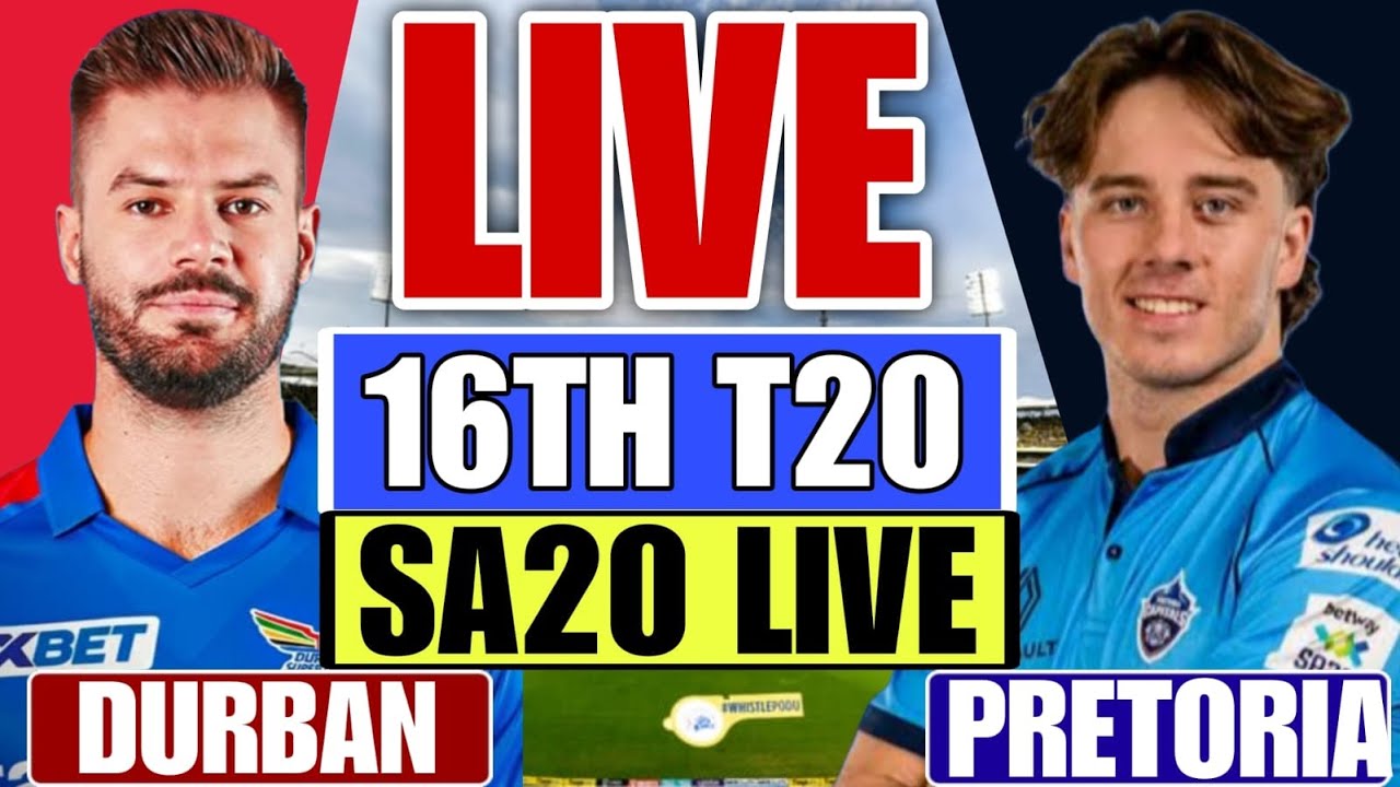 Durban Super Giants vs Pretoria Capitals, 16th Match, SA20, 2025-26 - Live Cricket Score, Commentary