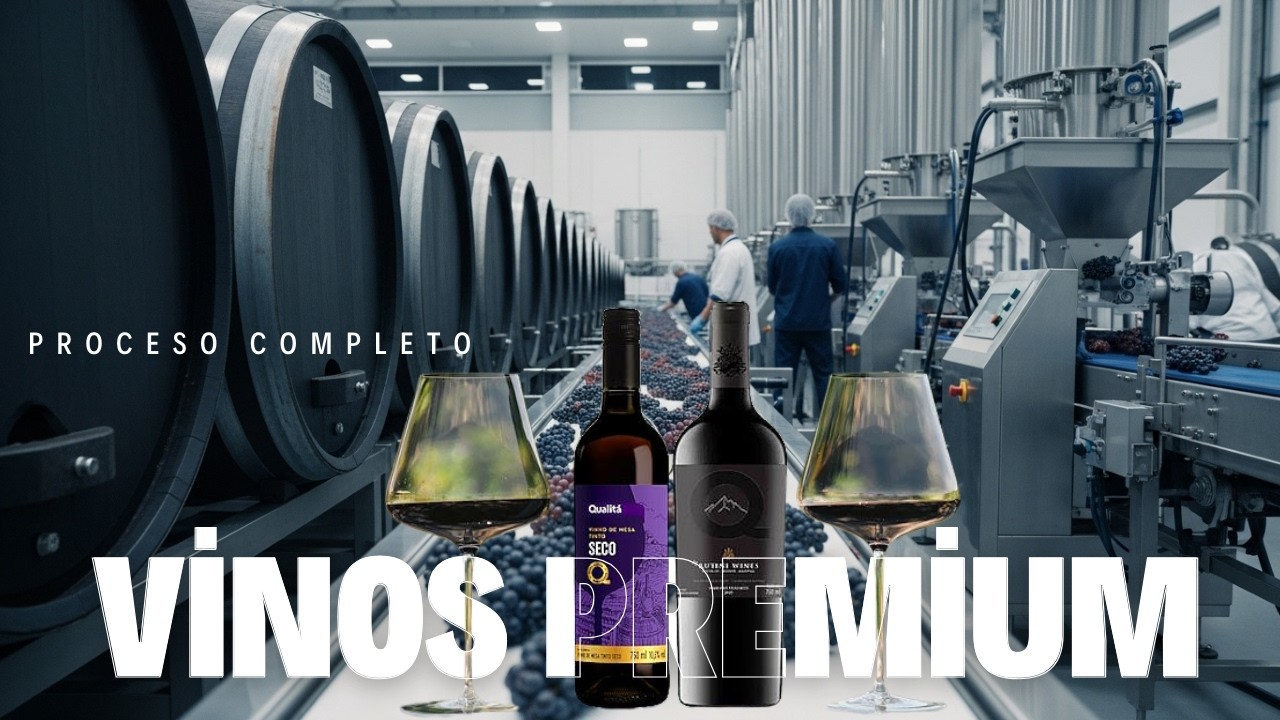 Dentro de la Bodega de Vinos Premium — De Uvas Selectas a Lujo (Proceso Completo)