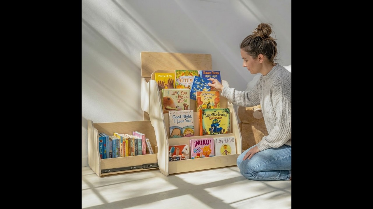 Instrukcja obsługi regału na książki Montessori Dannico (wersja ulepszona)