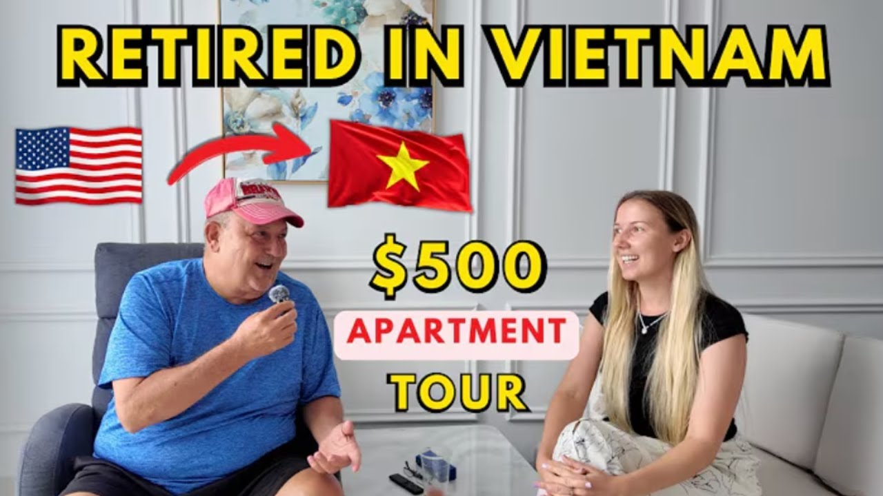 He Left The U.S. to Retire in Vietnam ($500 Apartment Tour Da Nang)