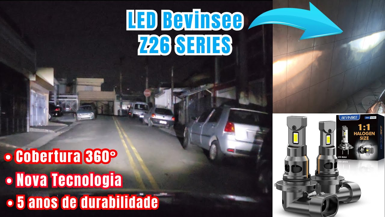 Nova Tecnologia de Lâmpadas LED: Bevinsee Z26 Series - Teste e Comparação Exclusivos!