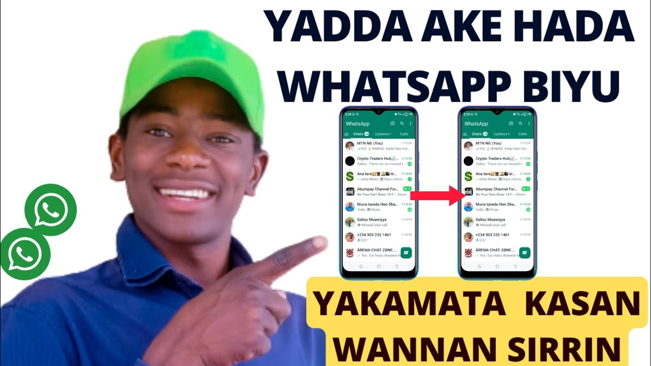Yadda zaka ga chat din budurwarka a wayarka #whatsapp