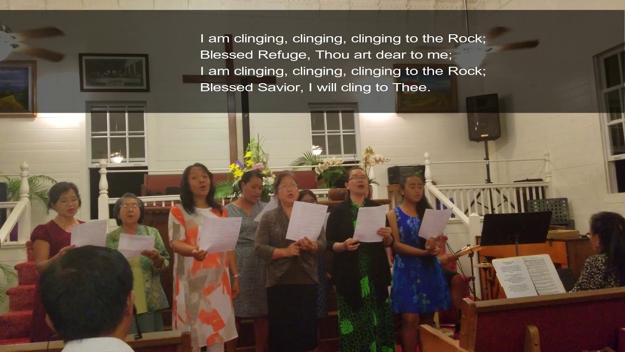 I AM CLINGING TO THE ROCK (+LYRICS)