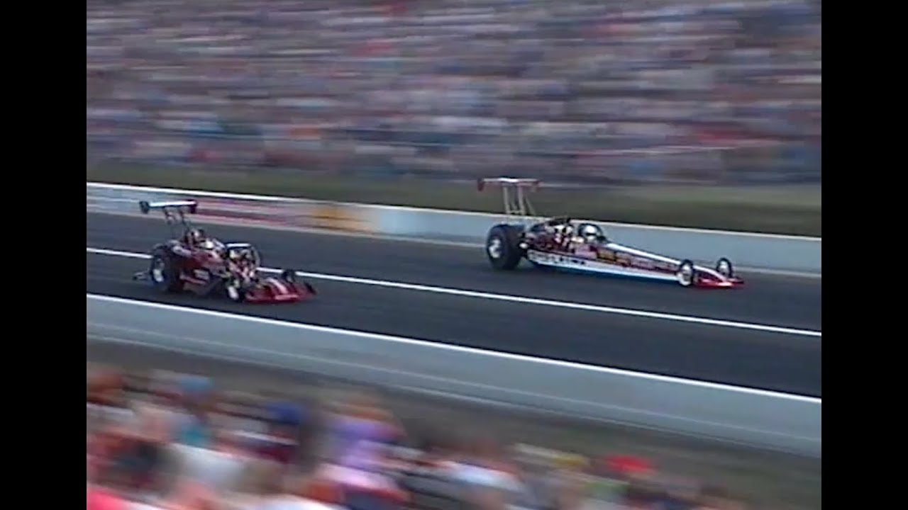 #ThrowbackThursday - Jeff Burnett's Altered goes through the safety fence
