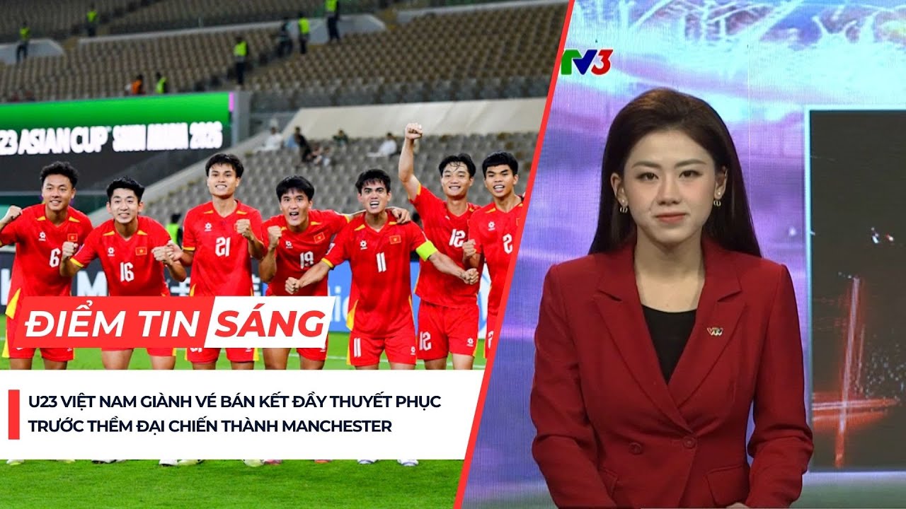 Điểm tin 17/1 | Thắng s&ograve;ng phẳng, U23 Việt Nam tự h&agrave;o tiến v&agrave;o b&aacute;n kết U23 ch&acirc;u &Aacute;