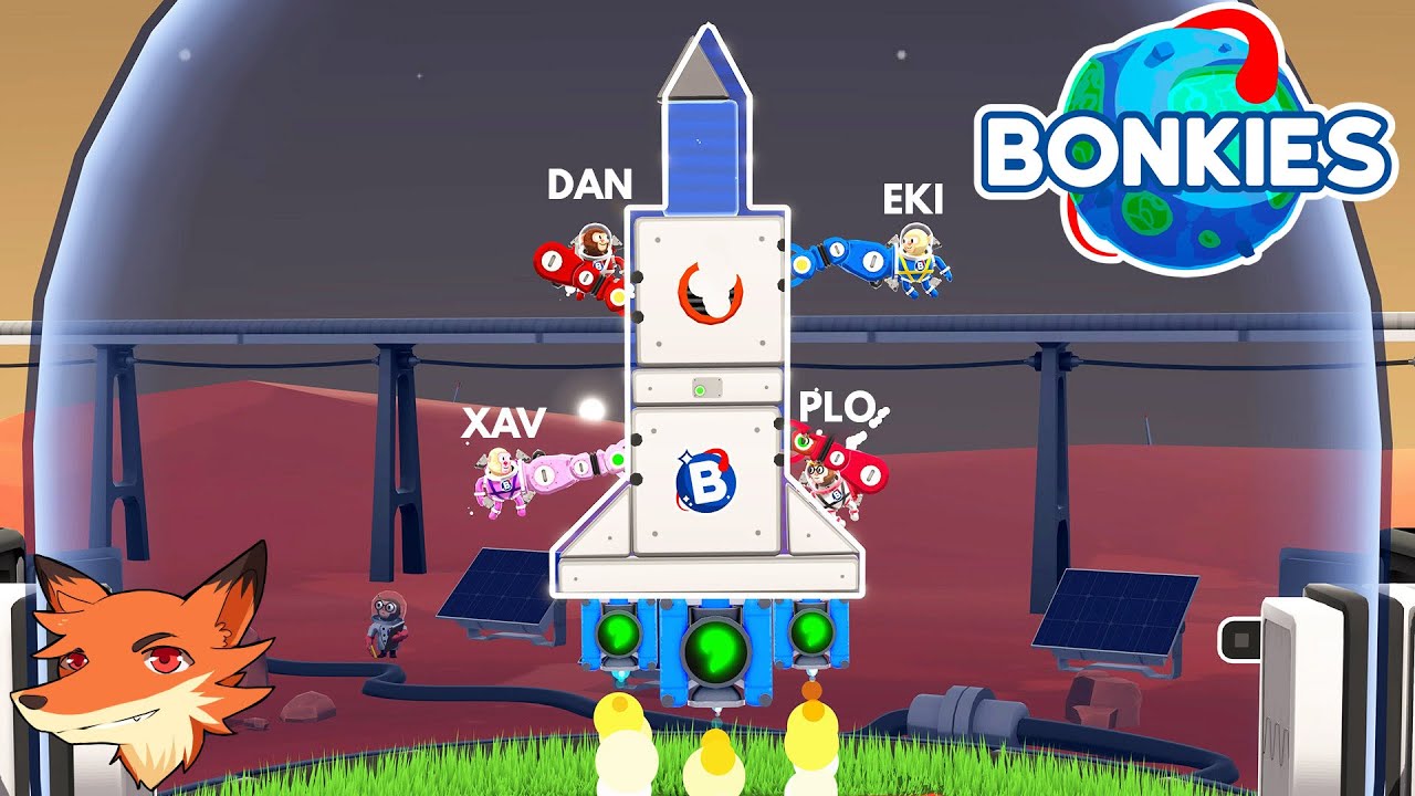 Bonkies [FR] Construire fusées, véhicules et machines en COOP et dans l'espace ! 30 mn de fun!