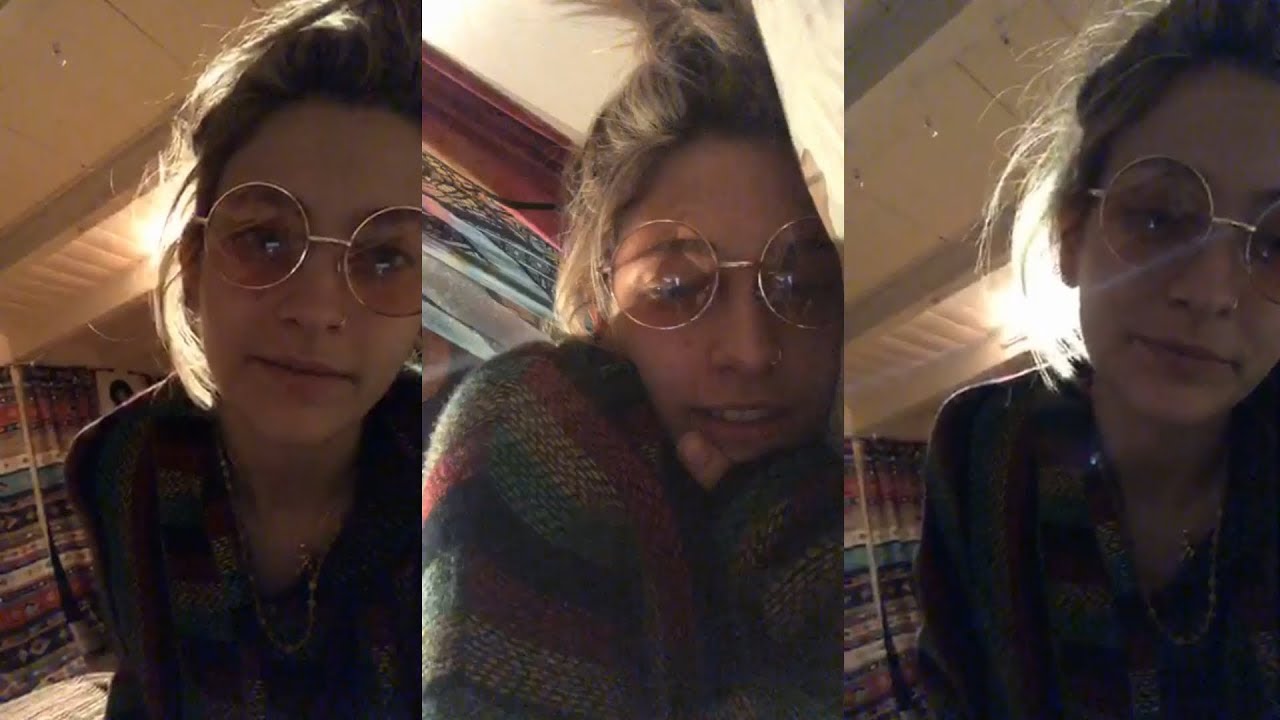 Paris Jackson | Instagram Live Stream | 26 March 2018