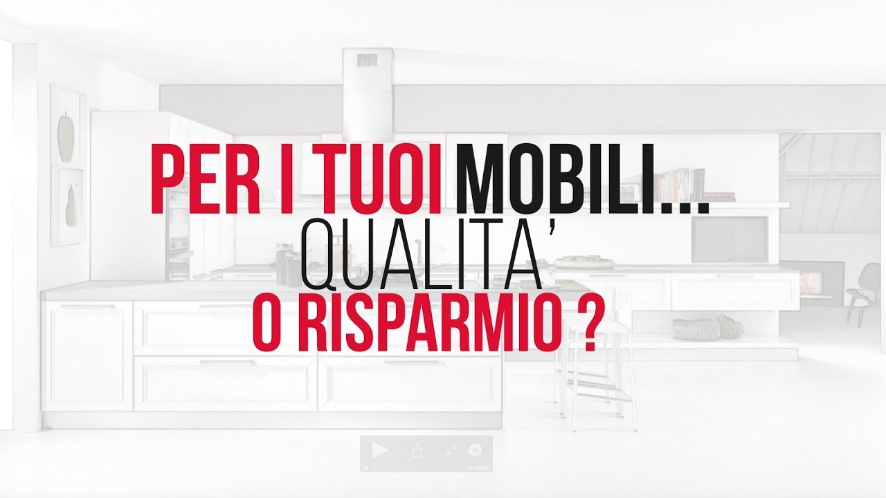 Mobilifici Rampazzo - Per i tuoi mobili qualit&agrave; o risparmio?