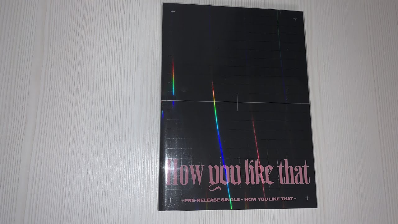 Распаковка альбома BLACKPINK / Unboxing album BLACKPINK How You Like That (SPECIAL EDITION)