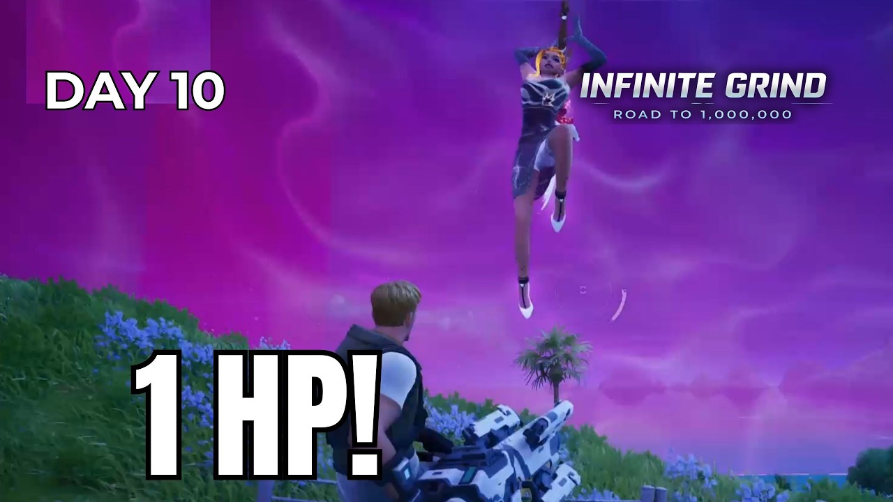 Day 10 - 1HP! | Road to 1,000,000 Eliminations (Fortnite Zero Build)