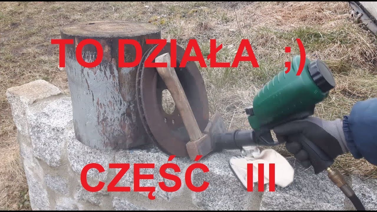 Pistolet do piaskowania PARKSIDE z LIDLa. Opis i praktyczny test po modyfikacji.