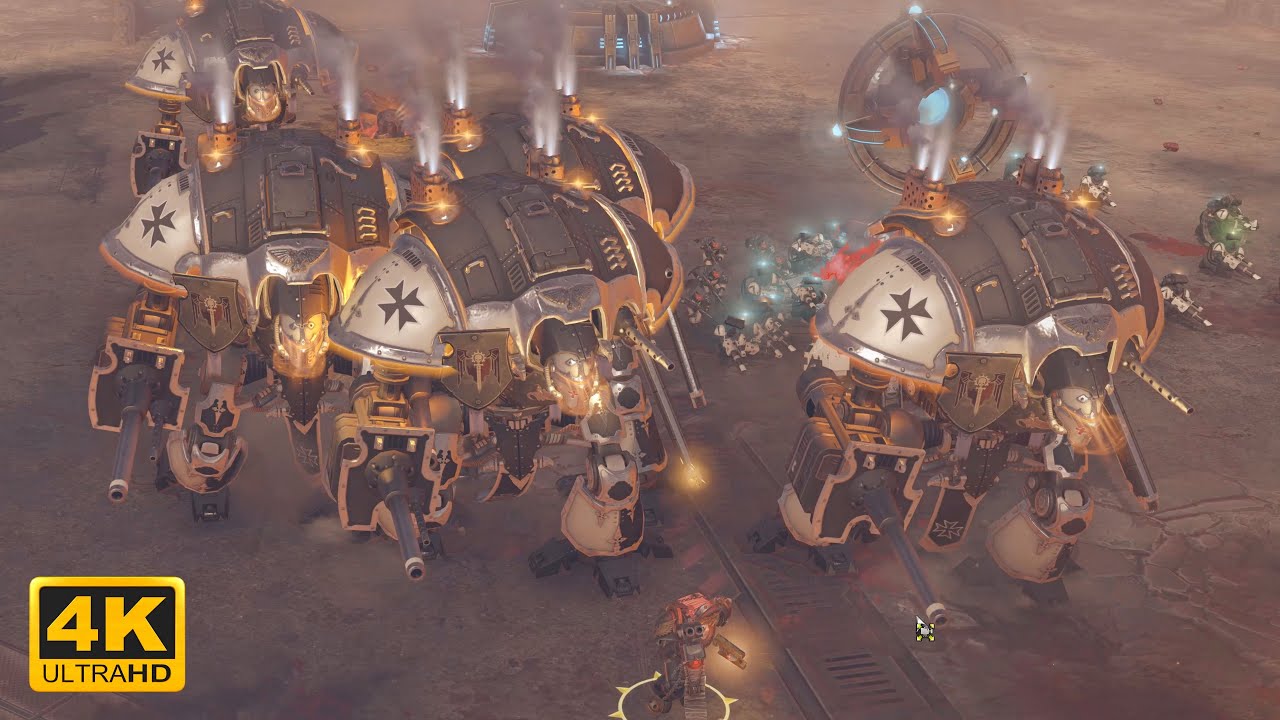 SUPER MASSIVE BATTLE! Orks vs Space Marines - Direct Strike Mod - Cinematic Video - Dawn Of War 3