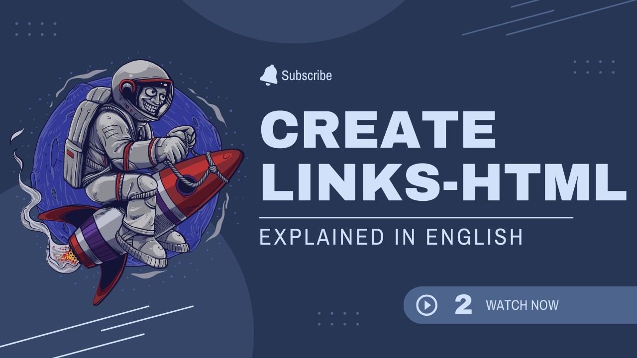 HTML Links Part 02 Explained in English | Advanced Hyperlink Techniques in HTML | Complete Tutorial