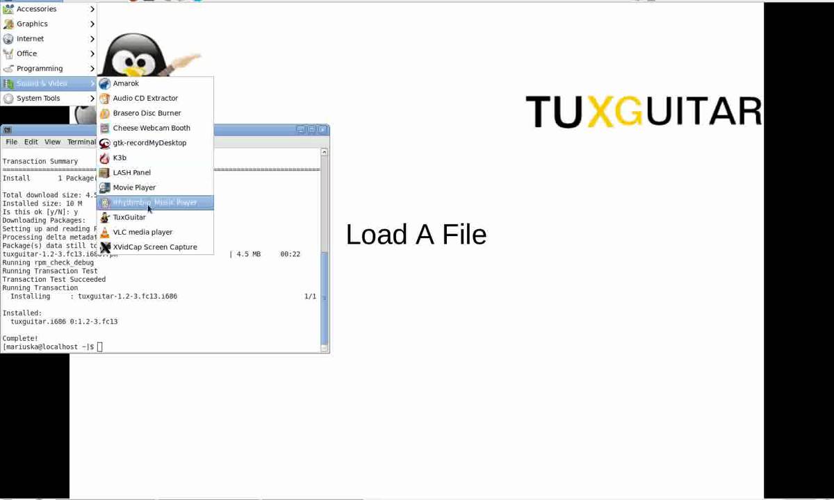 tuxguitar - tutorial