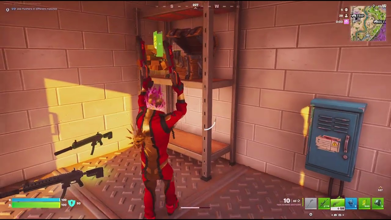 Fortnite battle royale win with 10 eliminations Bot