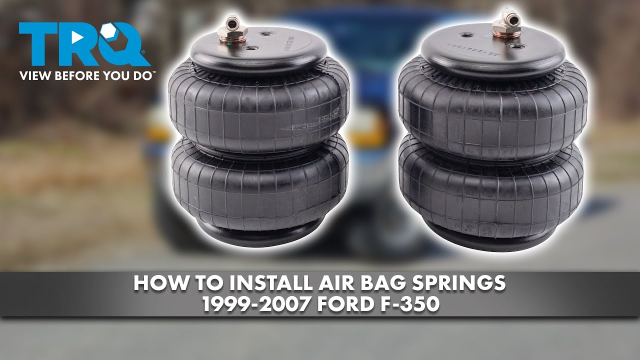 How to Install Air Bag Springs 1999-2007 Ford F-350