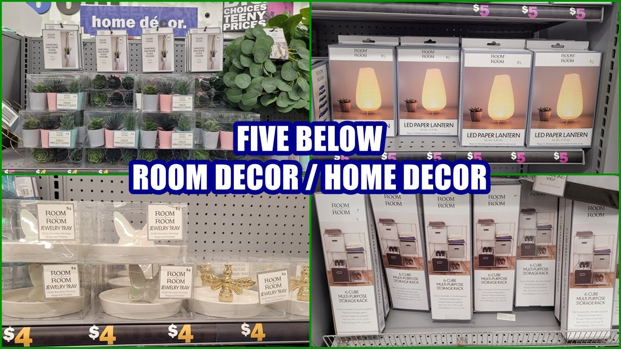 FIVE BELOW ROOM DECOR HOME DECOR SHOP WITH ME 2021