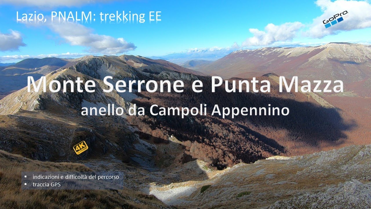 Monte Serrone e Punta Mazza. Lazio, PNALM, Campoli Appennino: trekking EE