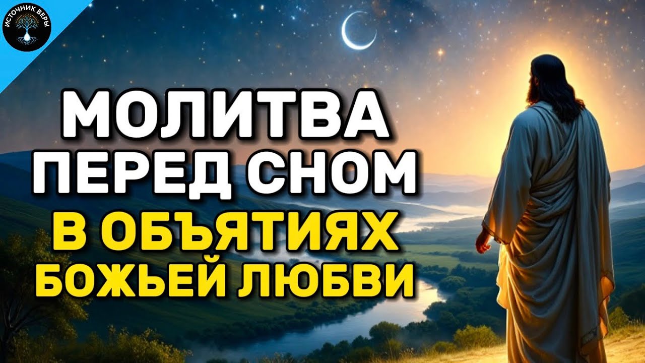 Молитва перед Сном: Засыпай в объятиях Иисуса Христа | Вечерняя Молитва
