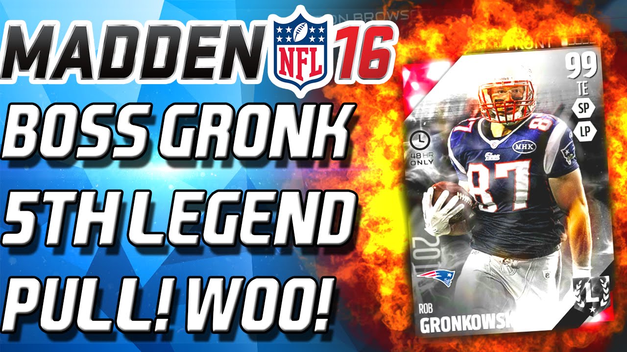 БОСС ГРОНКОУСКИ! 5-Я ЛЕГЕНДА! - Madden 16 Ultimate Team -