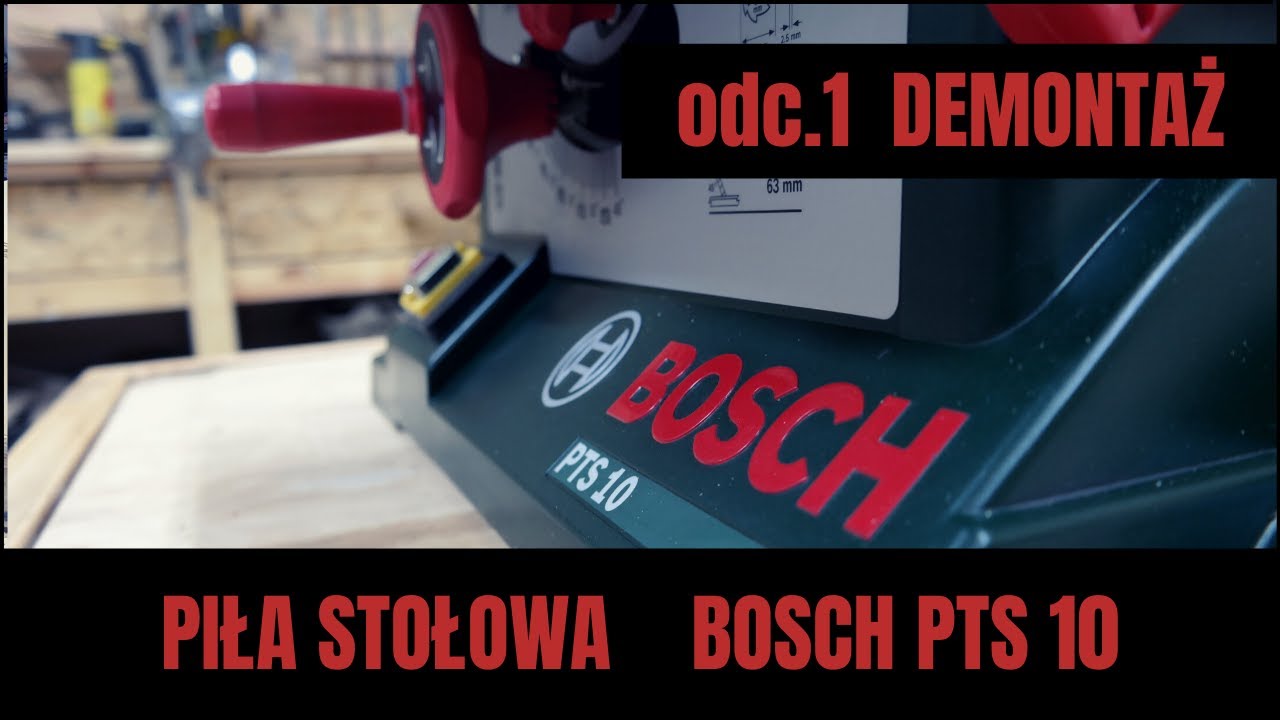 BOSCH PTS 10 - Как это сделано / часть 1 Разборка