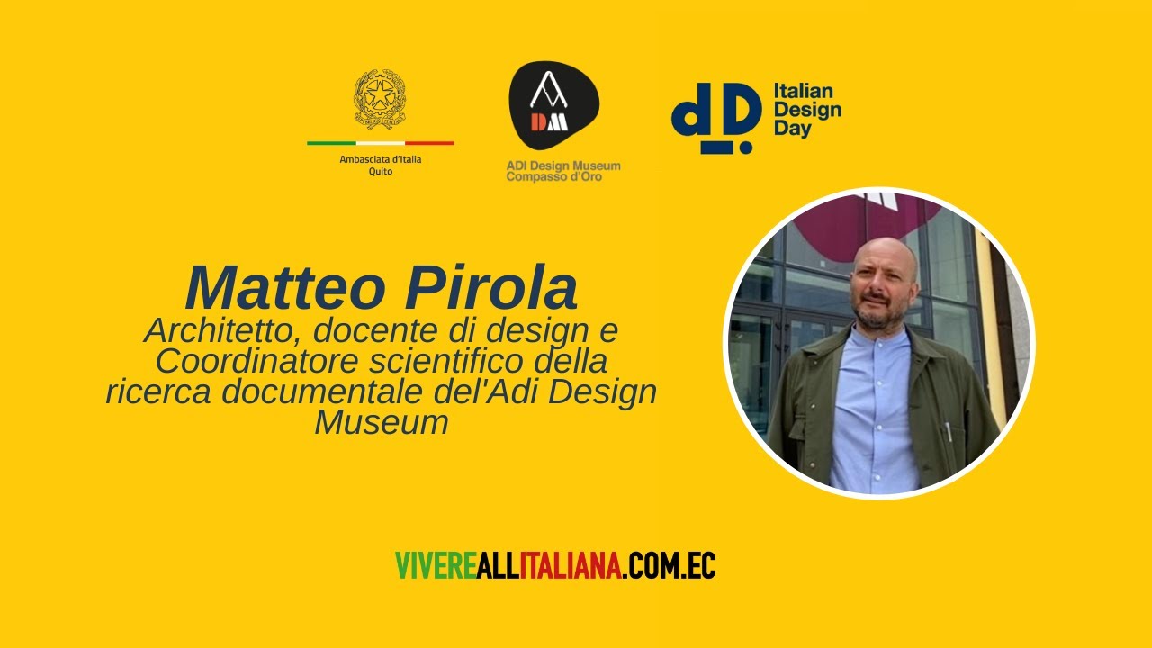 #ItalianDesignDay | ADI Design Museum | Entrevista a Matteo Pirola