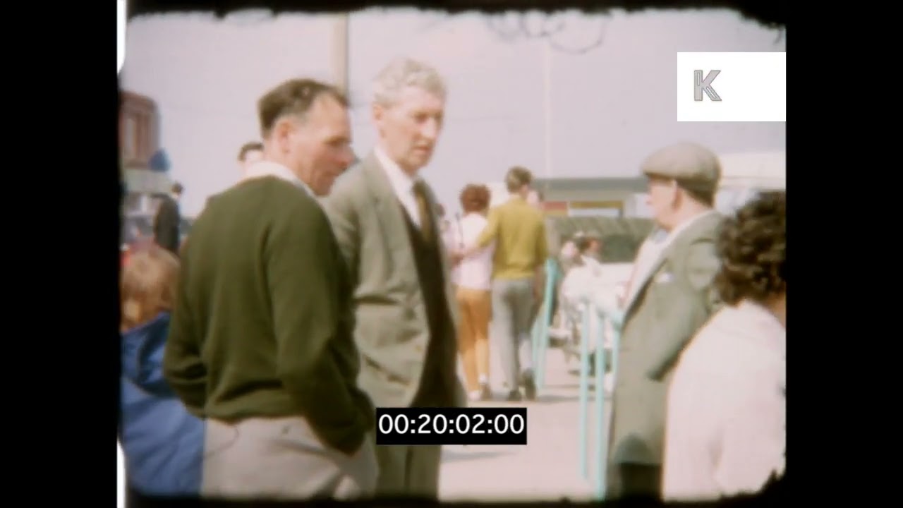 UK Seaside Town, 1960s Northern England, 8mm