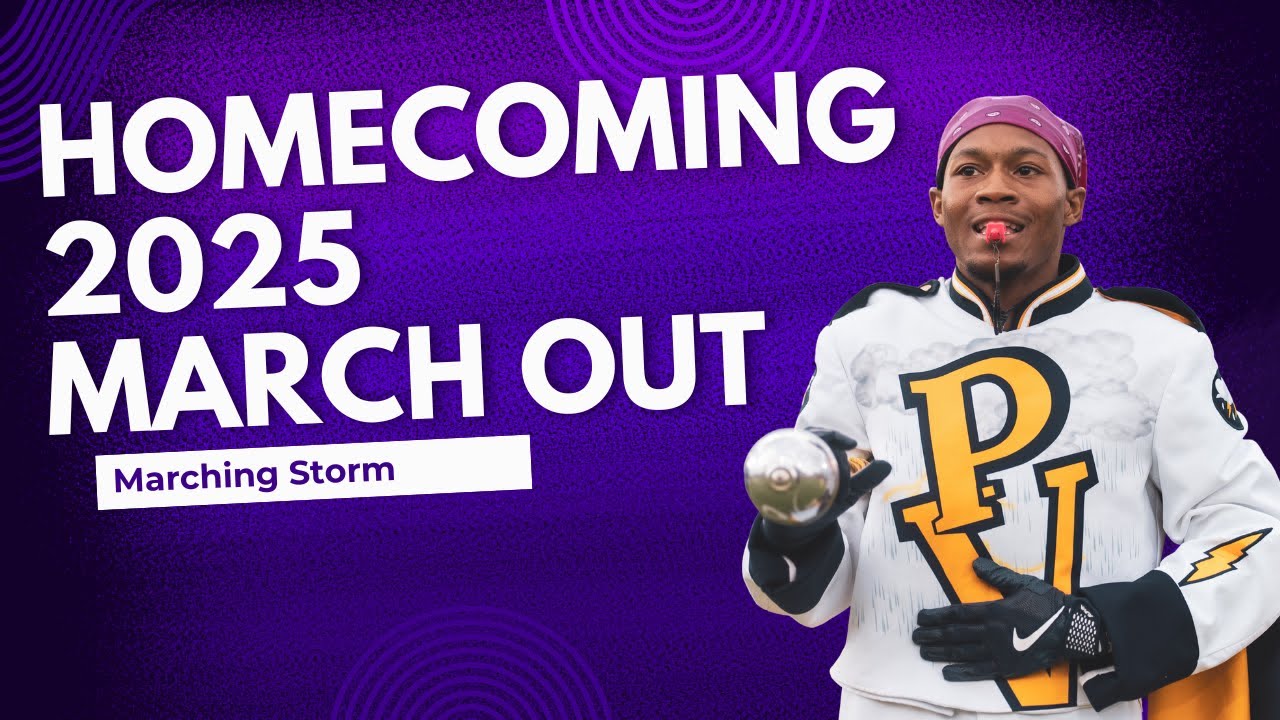 Homecoming 2025 March Out | PVAMU Marching Storm | 2025