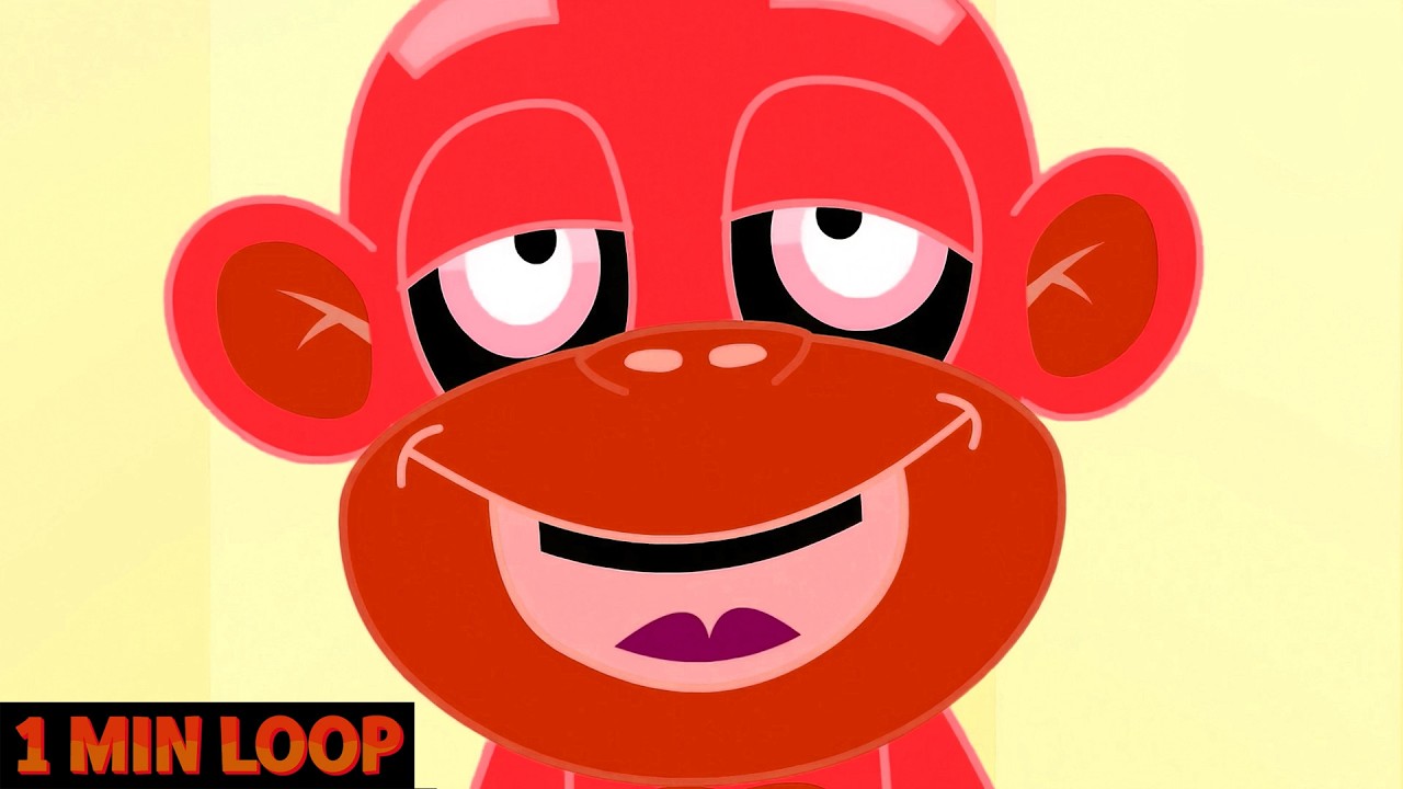 [2 MIN LOOP] Five Little Monkeys Remix 🐒🎧 Fun Beat Variations & Playtime Nursery Rhymes for Children