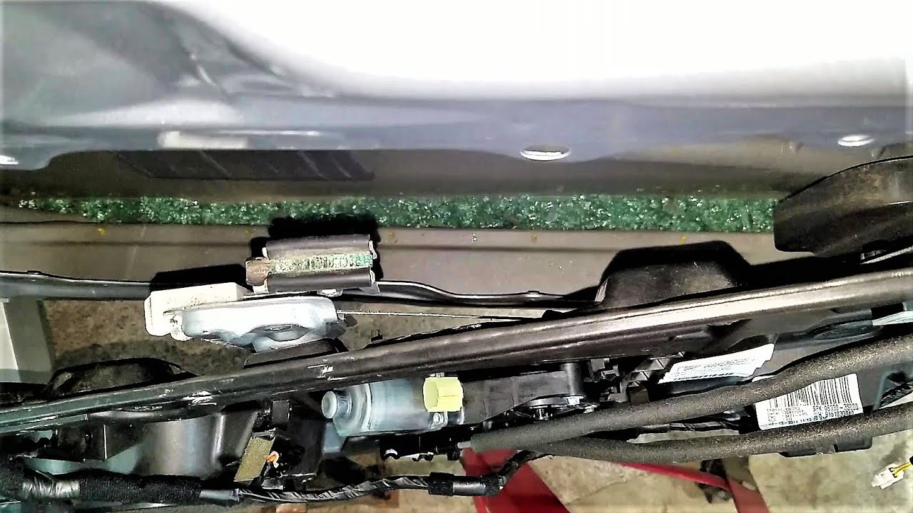 2011-2014 Hyundai Sonata front door glass replacement