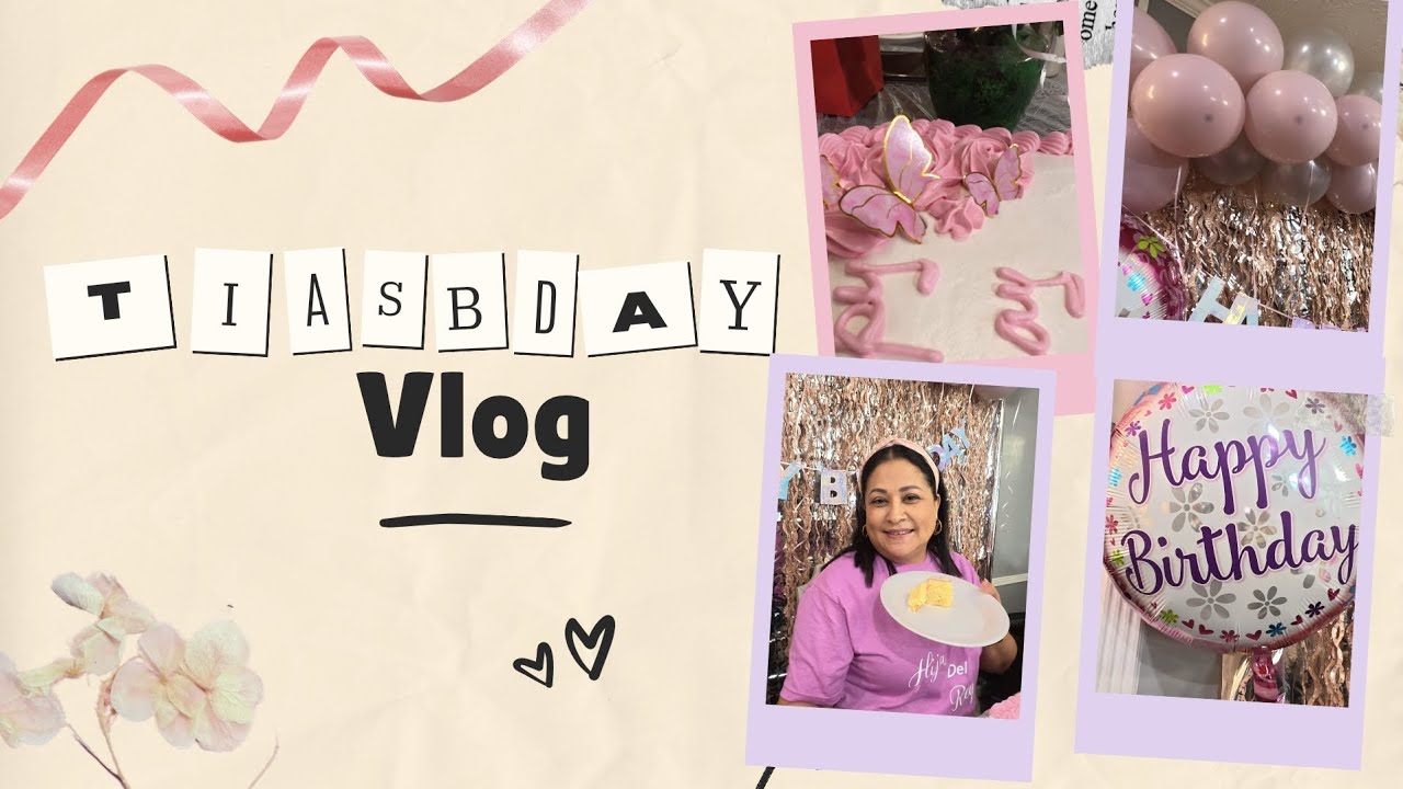Tia's bday vlog|Two cakes| Weather concerns