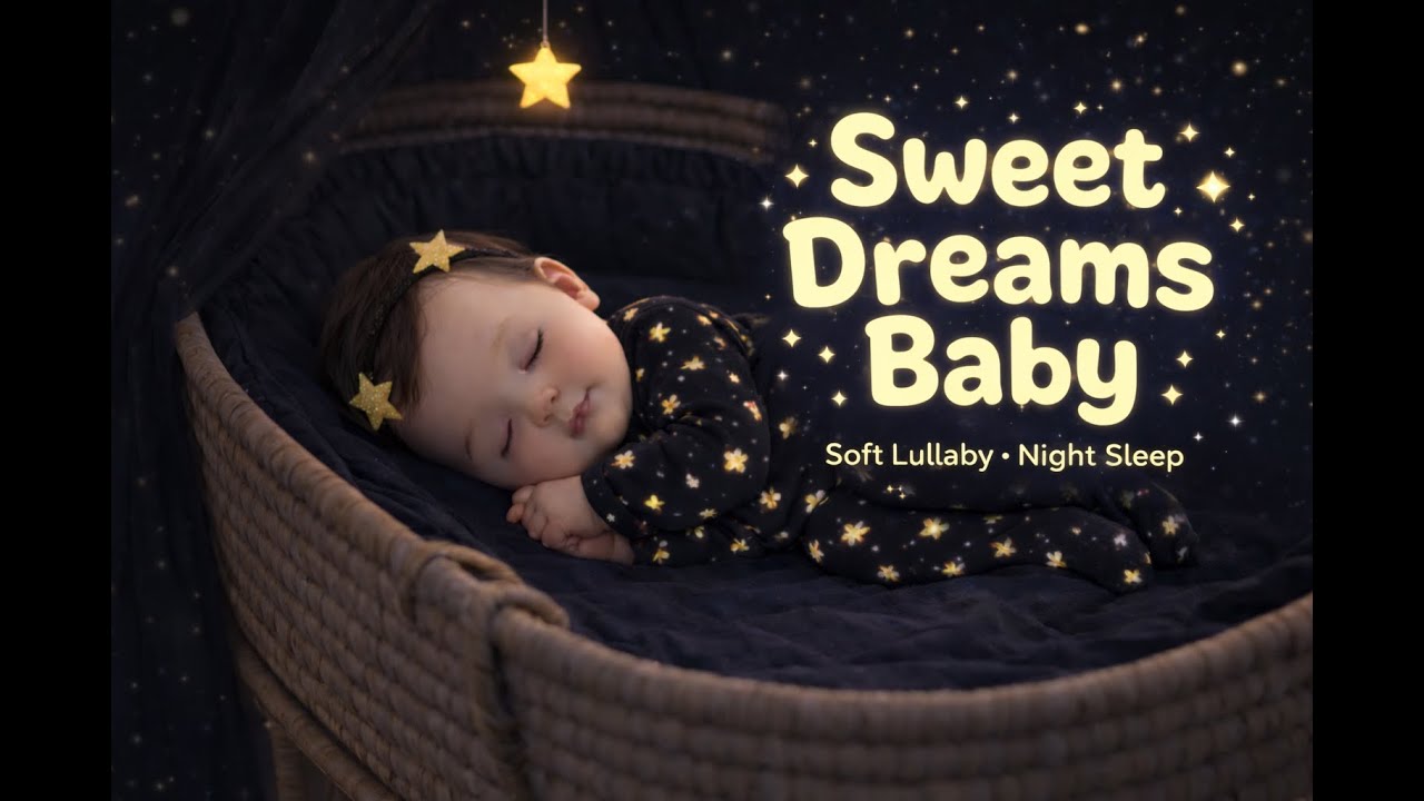 Gentle Baby Sleep Music  No Ads 🌙 Soft Night Lullaby for Deep Sleep