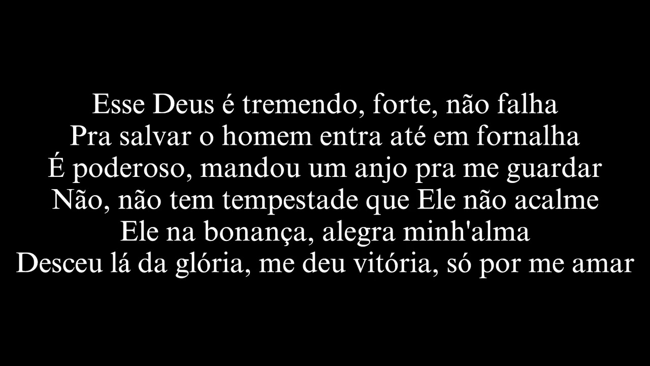 Deus Tremendo - Shirley Carvalhaes (playback 2 tons abaixo)