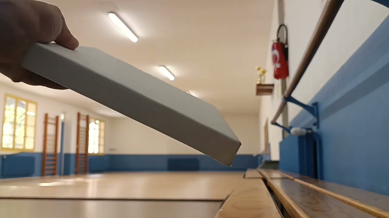 Panneau acoustique : salle réverbérante