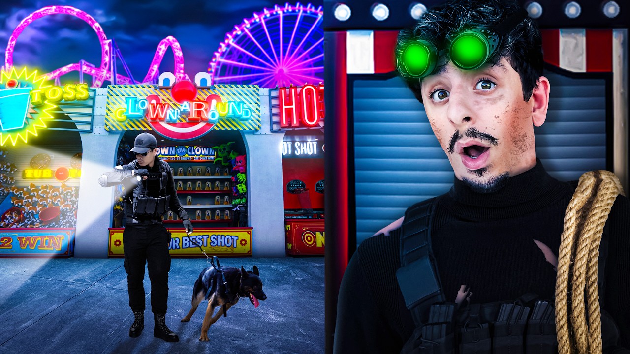 I Survived Overnight in an Amusement Park!