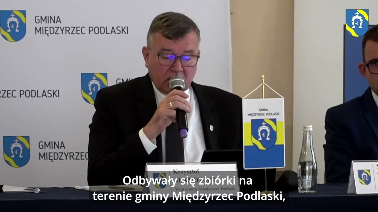 XXII Sesja Rady Gminy Międzyrzec Podlaski z napisami