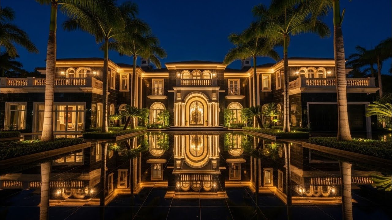 America’s Most Elegant Black & Gold Luxury Home