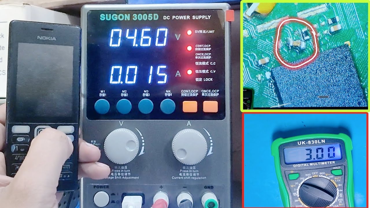All nokia dead phone only 15m.amp consume Deeply Explaind VsF line problem with 100% solution