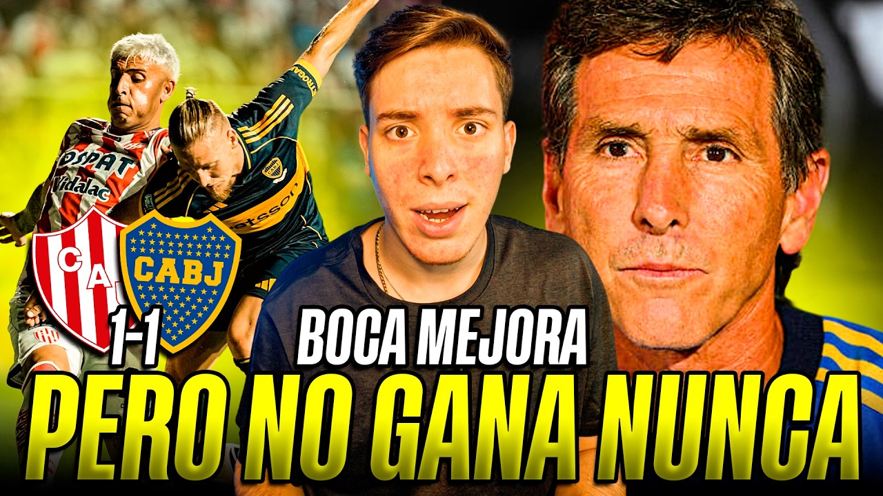 ¡BOCA GANÓ 1 DE LOS ÚLTIMOS 7 Y ÚBEDA SIGUE SIENDO EL DT! ANÁLISIS 1-1 vs UNIÓN