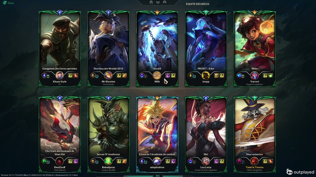 Game complete Shaco supp perfect KDA