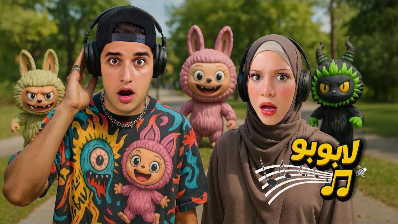 اغنية ماشا ولابوبو مع ميدو وجنى ( فيديو كليب حصري )!!