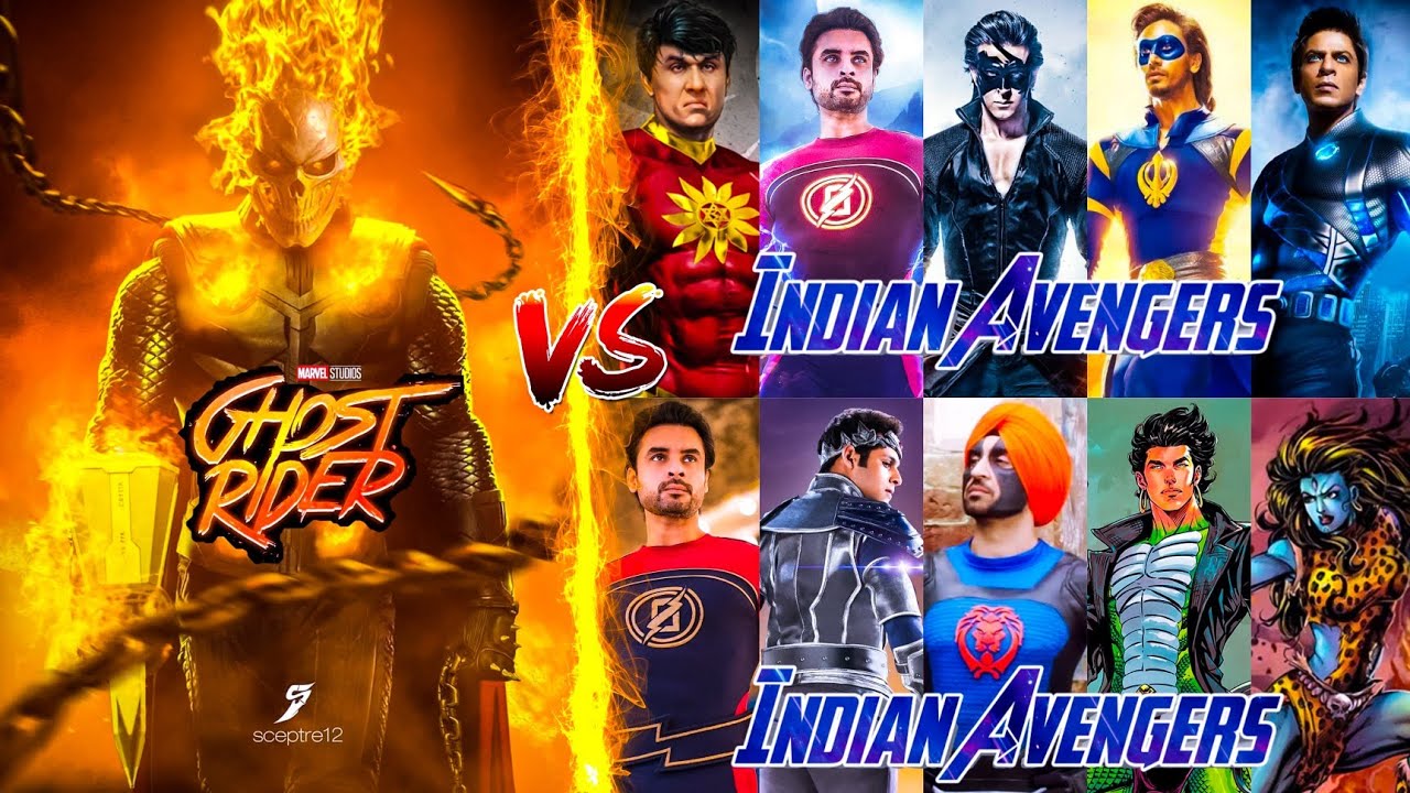 Ghost Rider Vs Indian Superheroes / Movies, Tv Shows & Comics / The Super skz